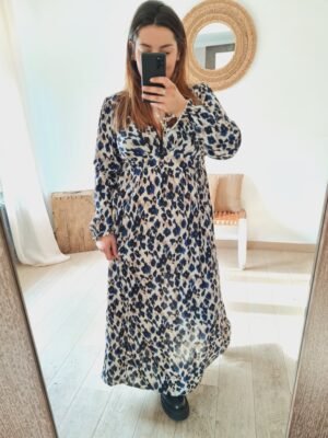 robe longue leopard grande taille femme curvy by romy