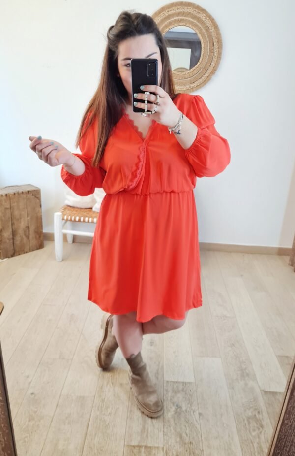 robe corail grande taille femme curvy by romy