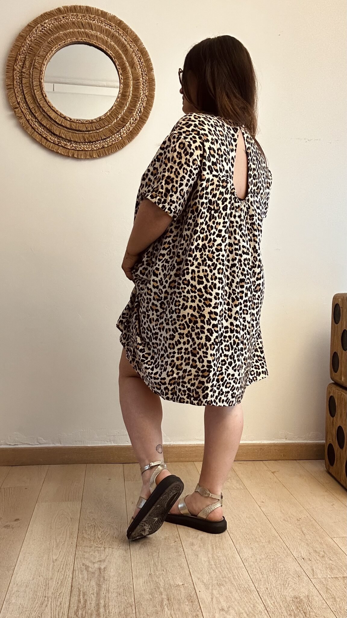 combi robe leopard grande taille femme curvy by romy