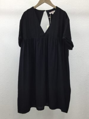 combi robe noir grande taille femme curvy by romy