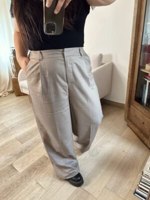 pantalon à pince large grande taille femme curvy by romy