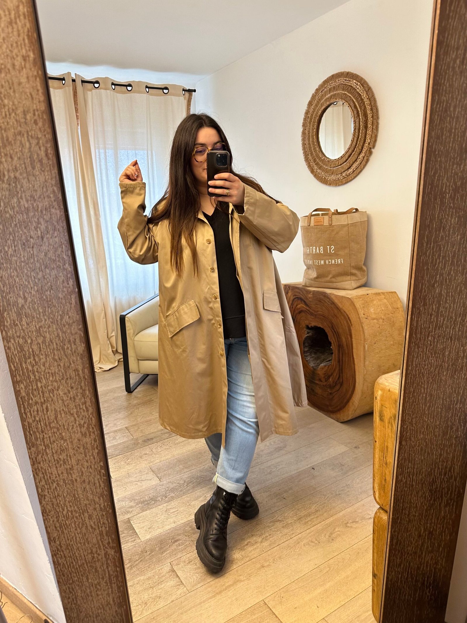 parka longue beige curvy by romy