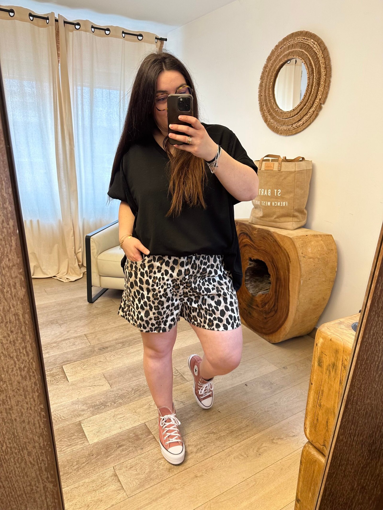 short leopard grande taille femme curvyby romy