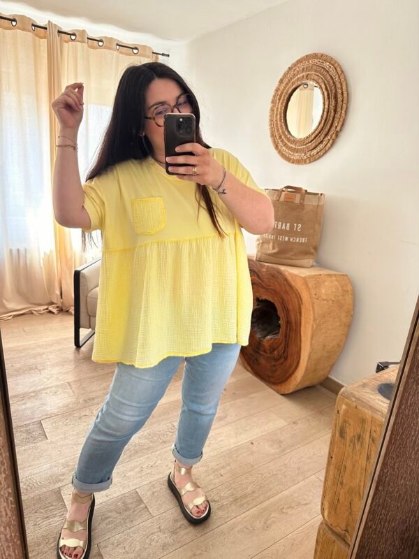 blouse jaune curvy by romy