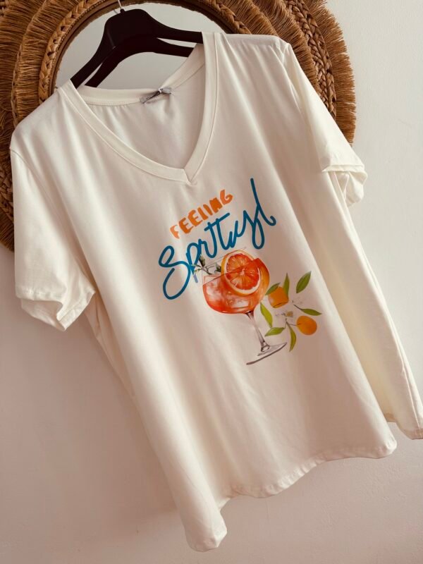 t shirt spritz grande taille femme curvy by romy