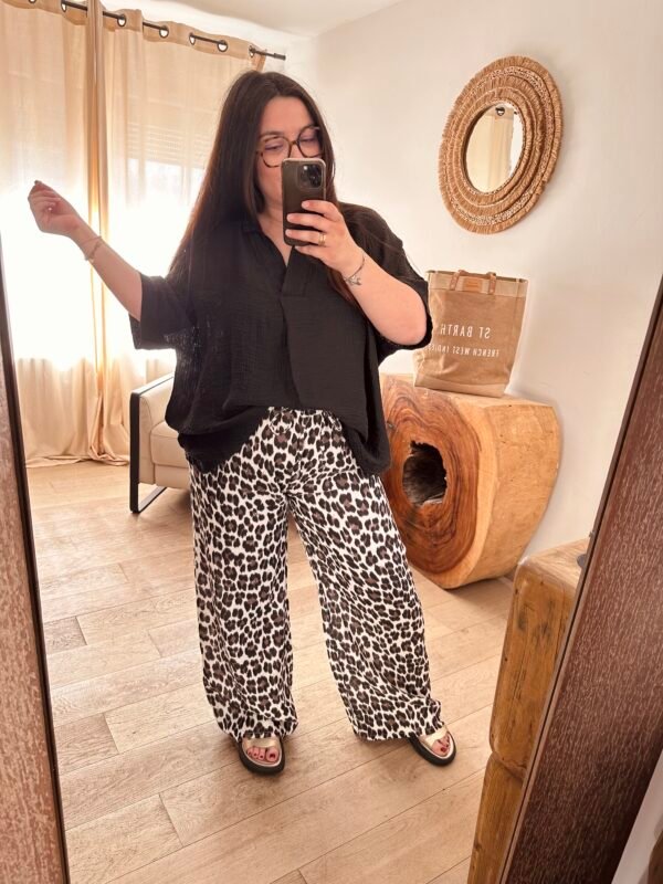 blouse grande taille femme. noir curvy by romy