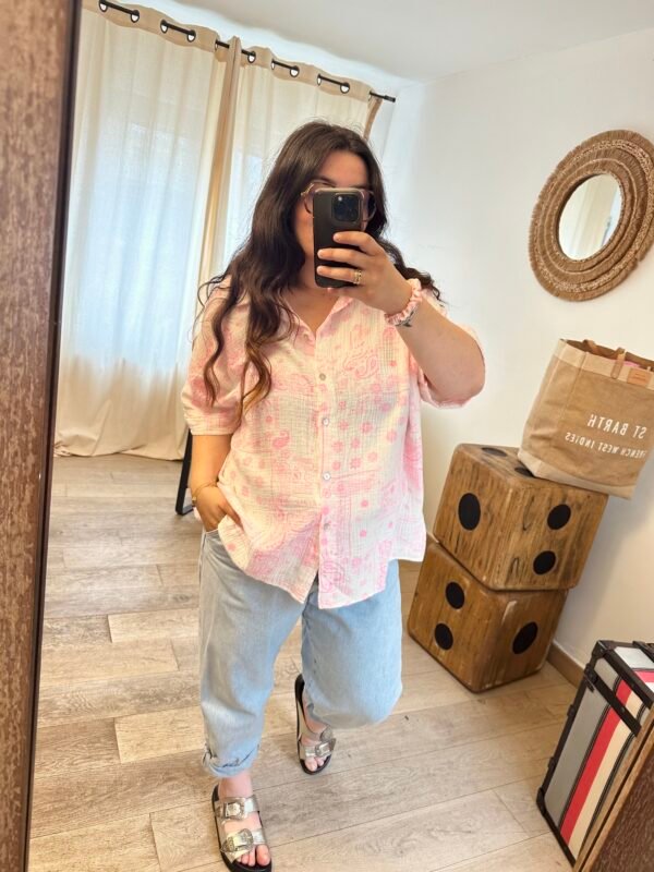 chemise bandana grande taille femme curvy by romy