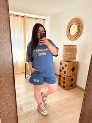 ensemble short t shirt grande taille femme curvy by romy