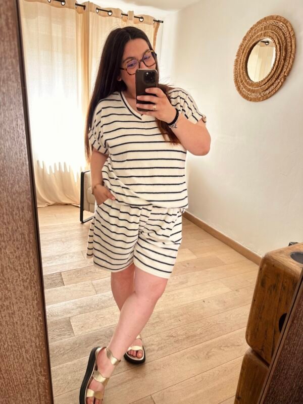 ensemble en éponge grande taille femme curvy by romy