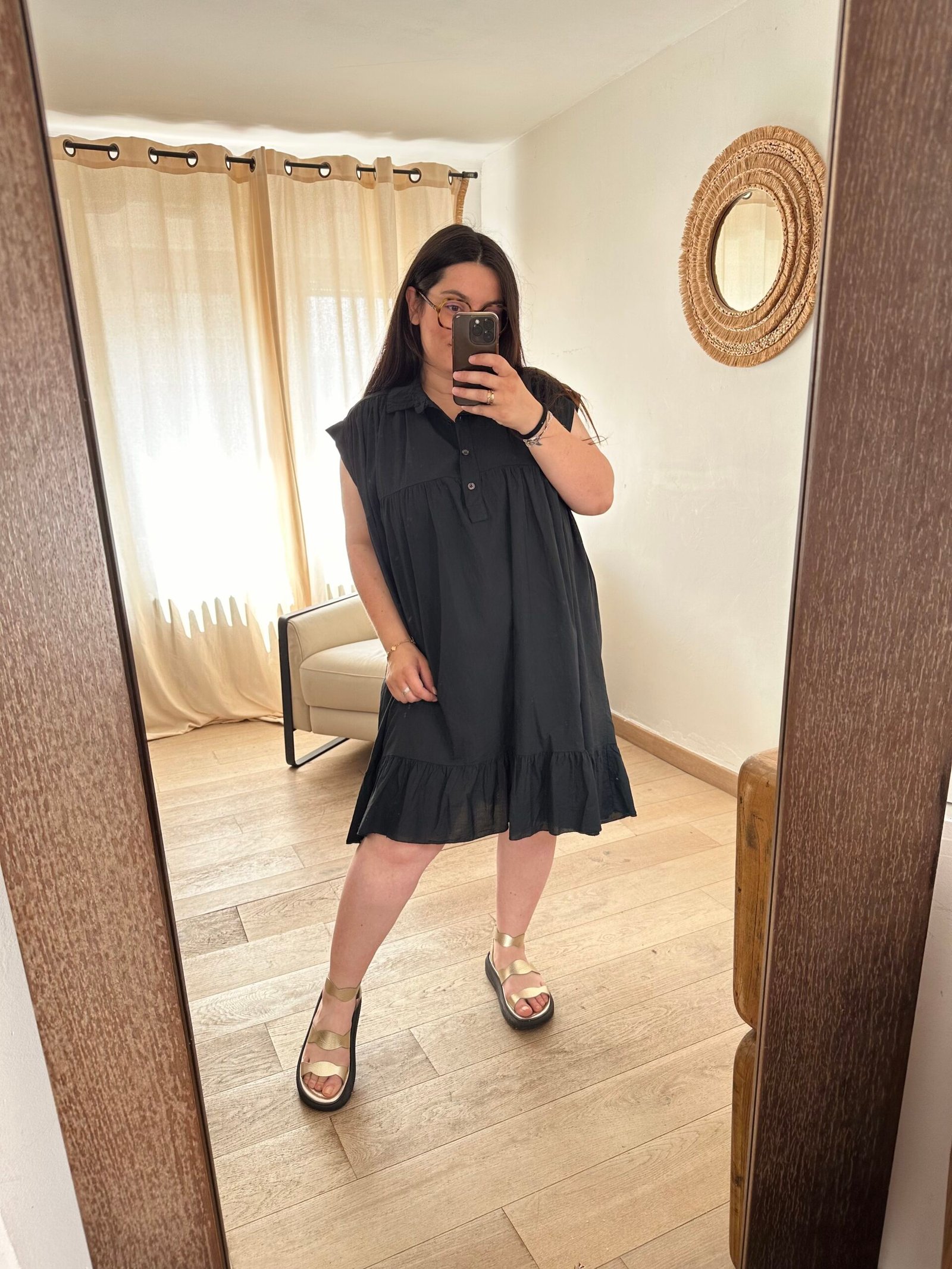 robe courte grande taille femme curvy by romy