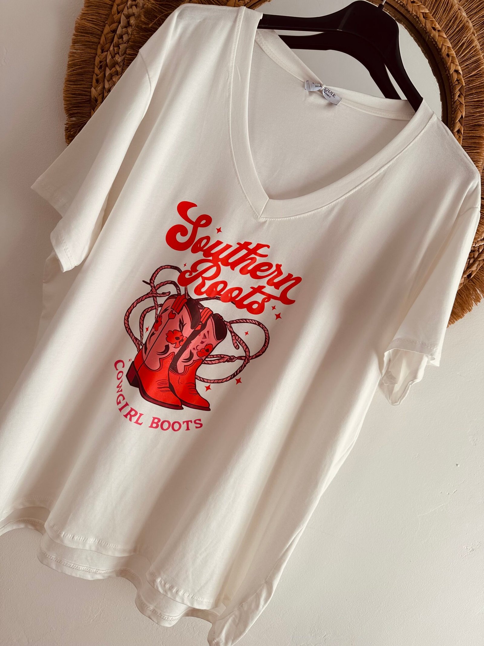 t shirt cowboy grande taille femme curvy by romy