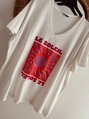 t shirt solely grande taille femme curvy by romy