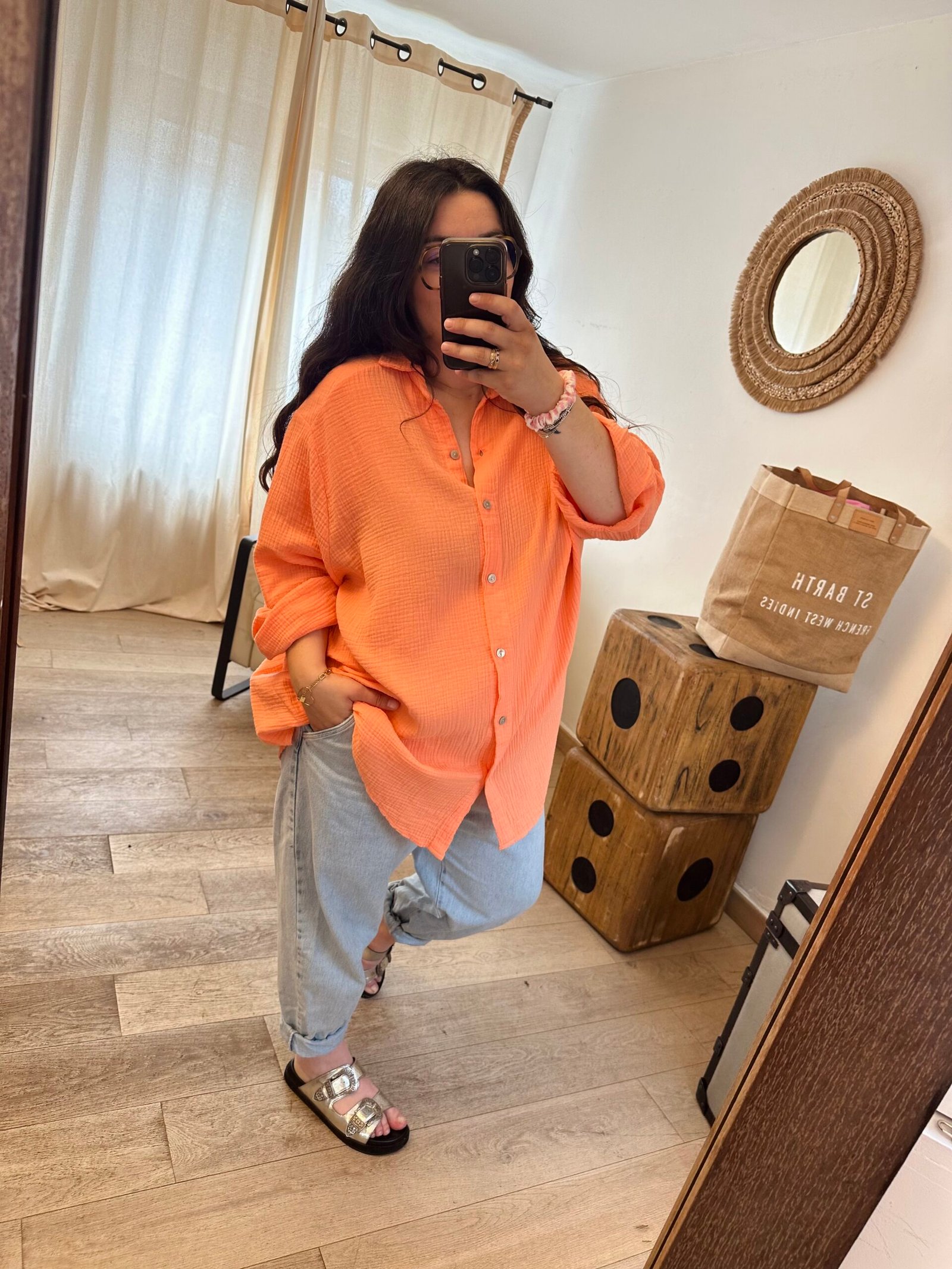 chemise gaze de coton curvy by romy