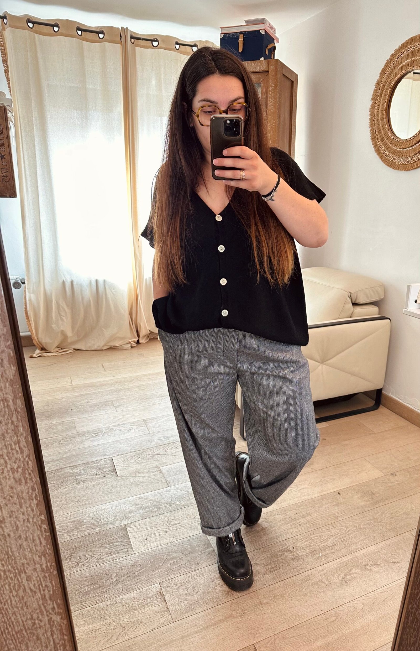 gilet noir sans manches curvy by romy