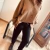 chemise en velours cotele camel grande tailed femme curvy by romy