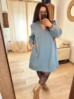 robe en jean grande taille femme curvy by romy