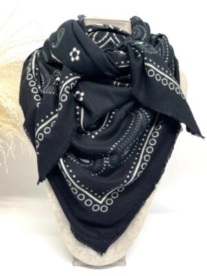 ÉCHARPE BANDANA | NOIR