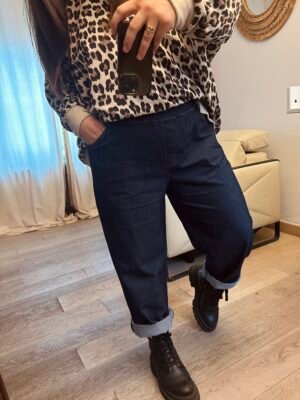 pantalon,n façon jean coupe mom grande taille femme curvy by romy