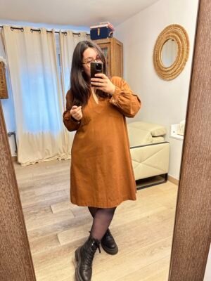 robe jean camel curvy by romy