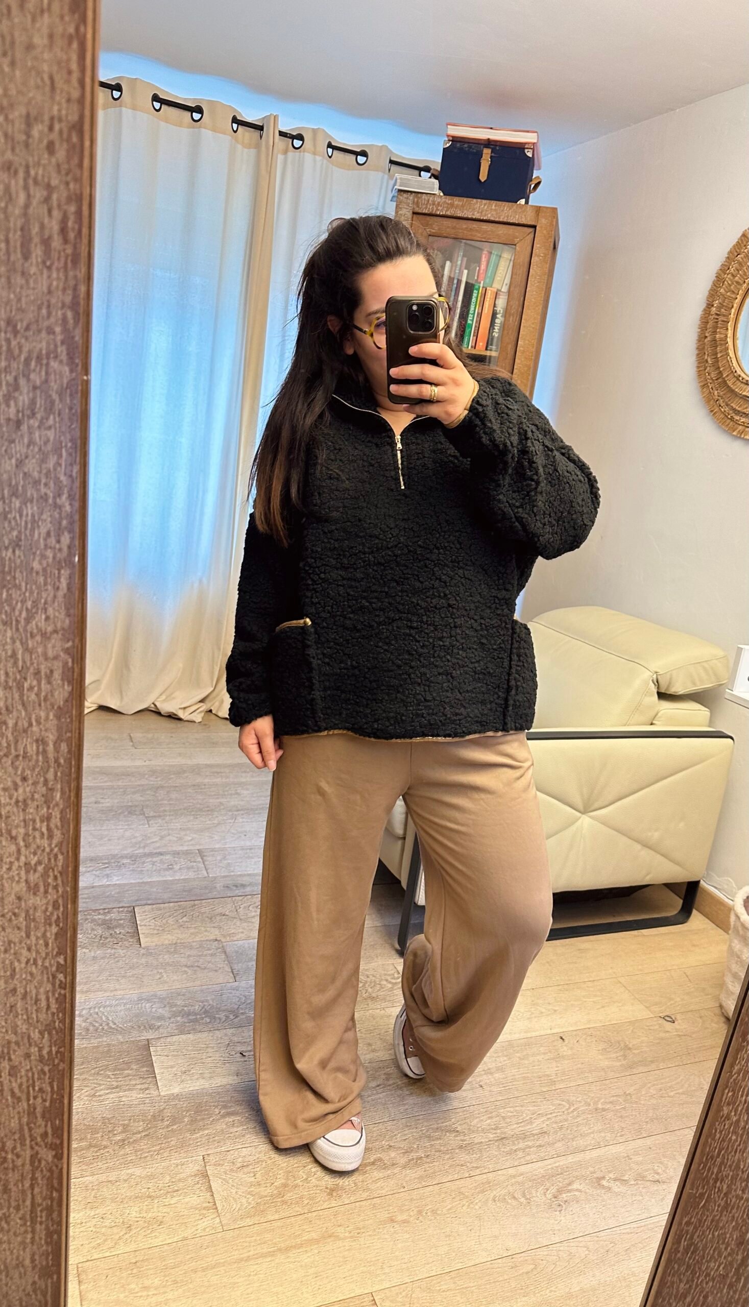 sweat moumoute grande taille femme curvy by romy