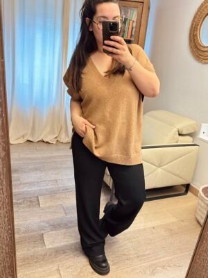 pull sans manches grande taille femme curvy by romy