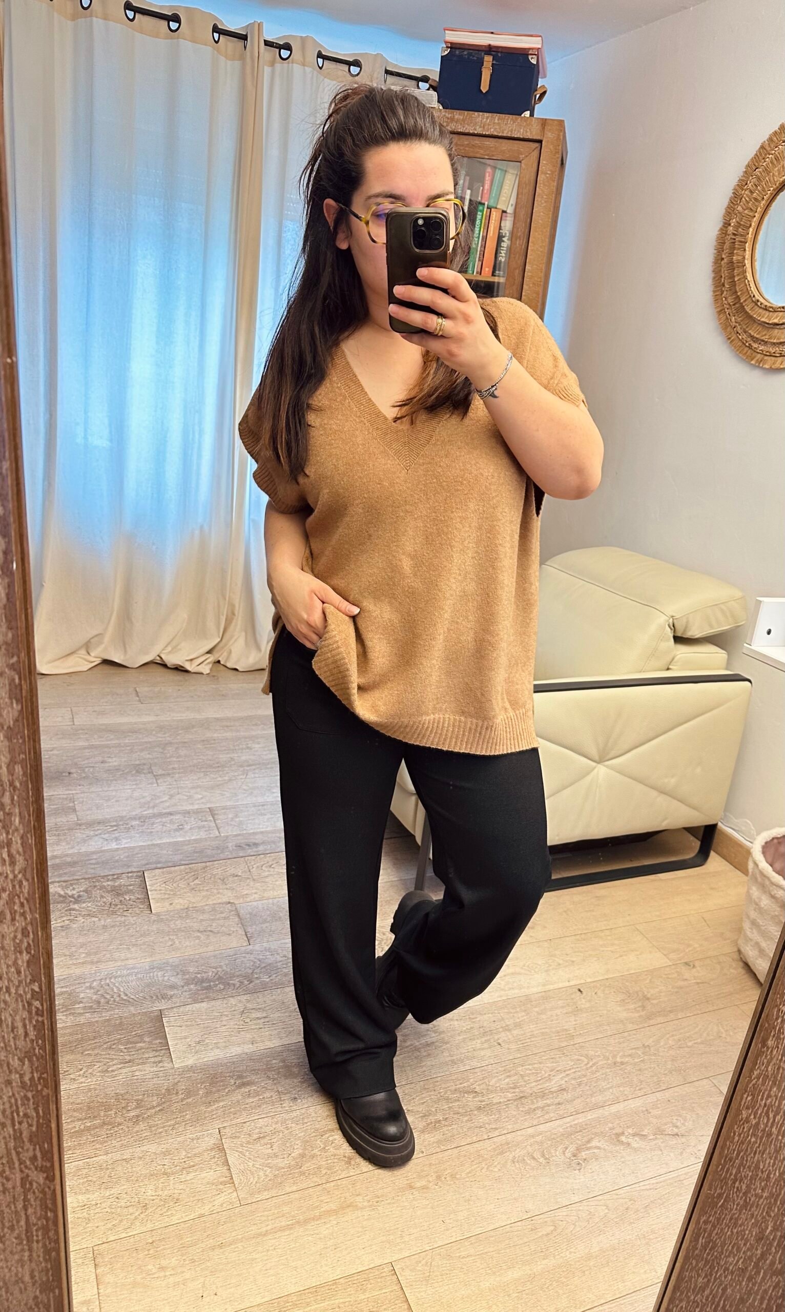 pull sans manches grande taille femme curvy by romy