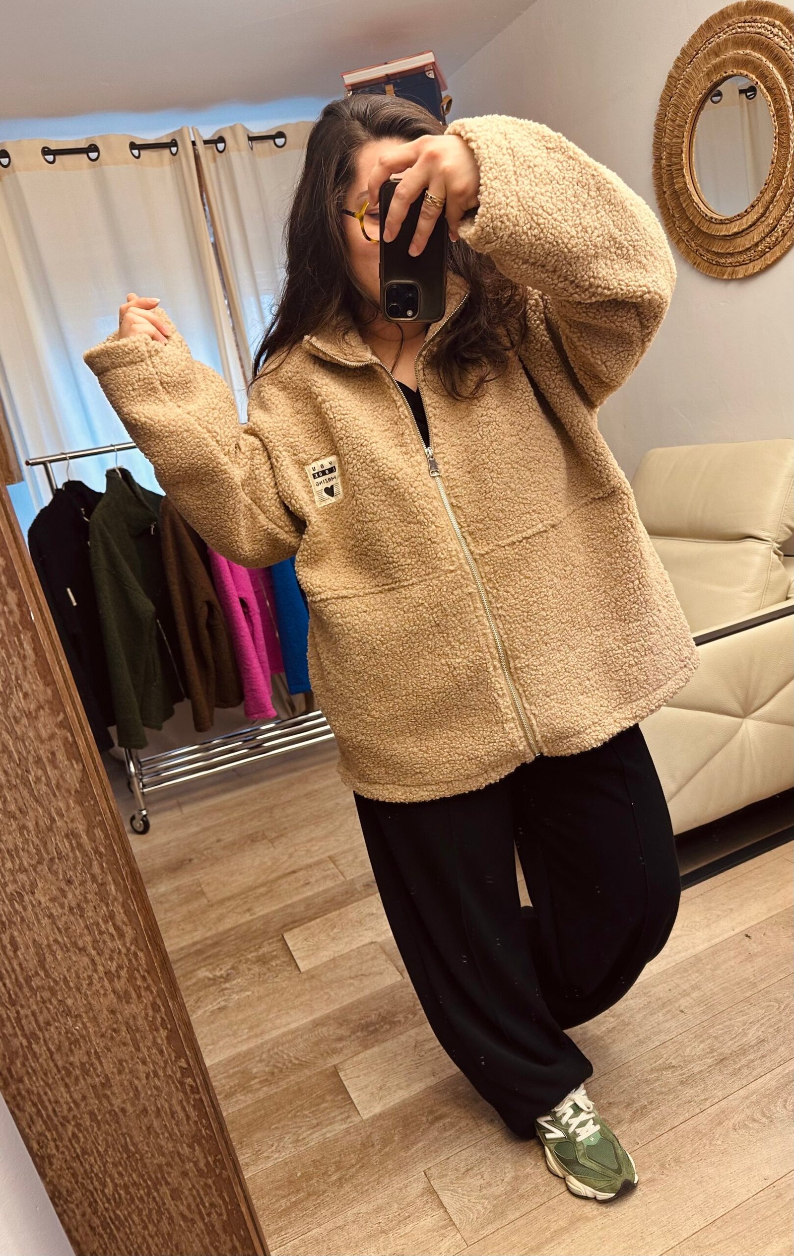 veste moumoute grande taille femme curvy by romy