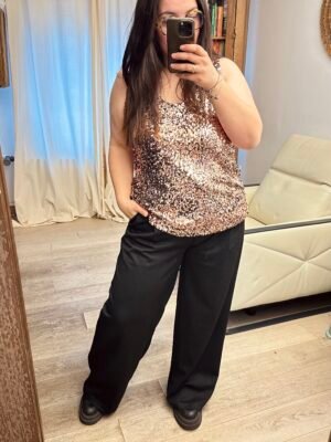 top sequins choco grande taille femme curvy by romy