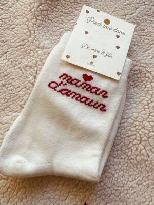 CHAUSSETTES " MAMAN D'AMOUR"