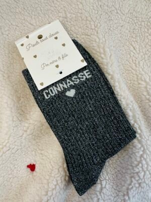 CHAUSSETTES À PAILLETTES CONNASSE VERTES