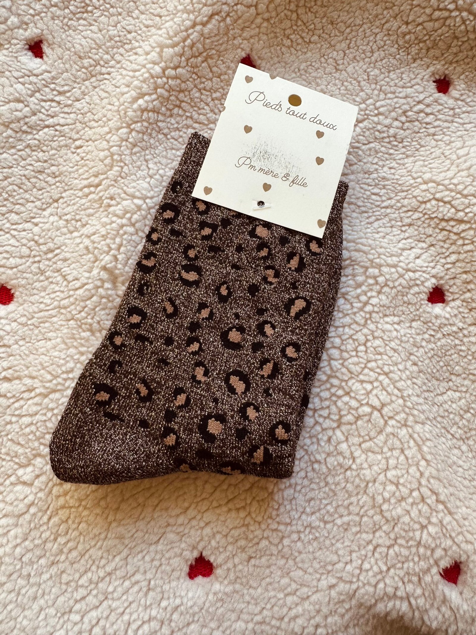 chaussette leopard