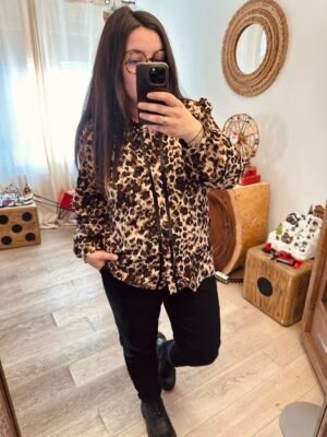 chemise léopard grande taille femme curvy by romy