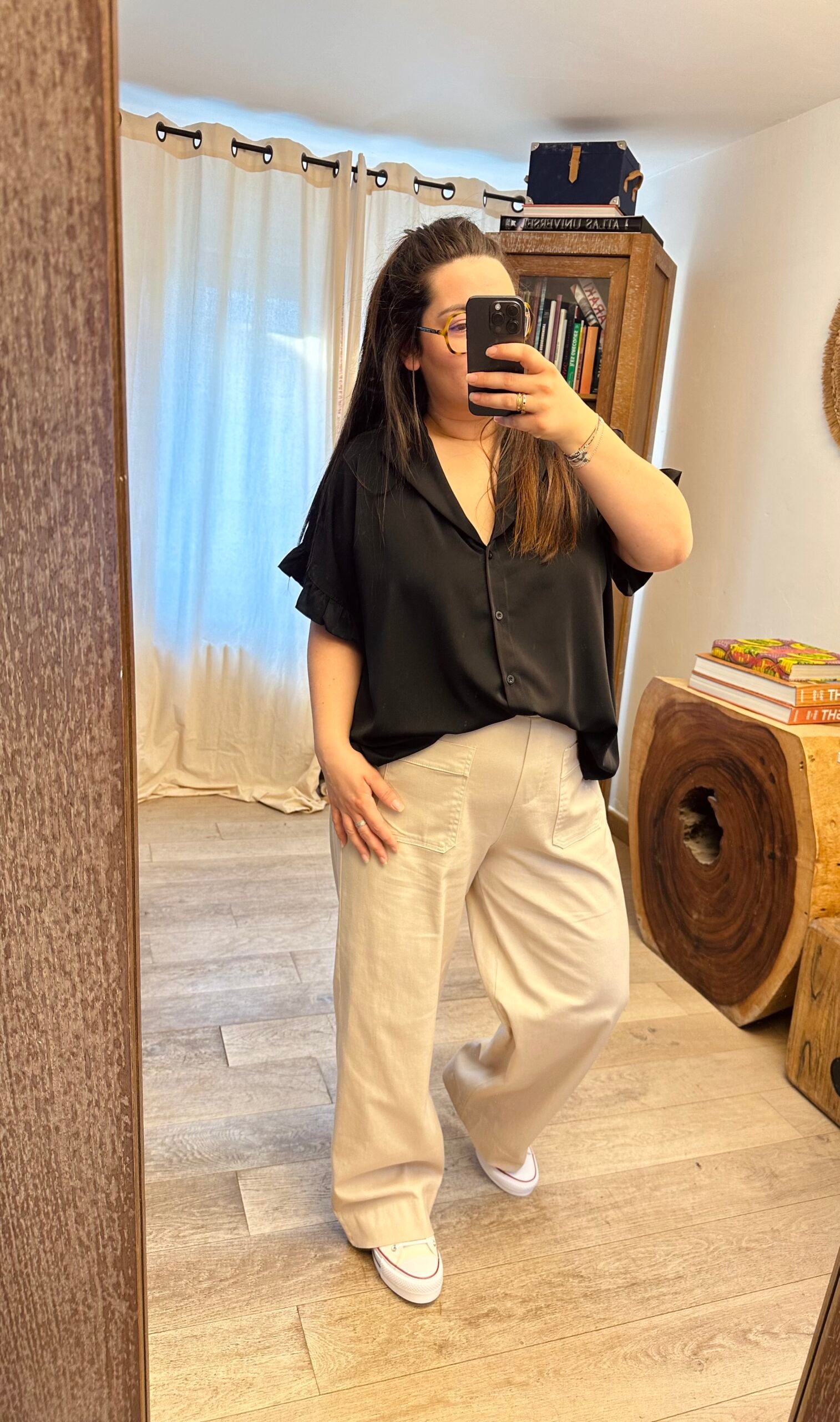 chemisette noir grande taille femme curvy by romy