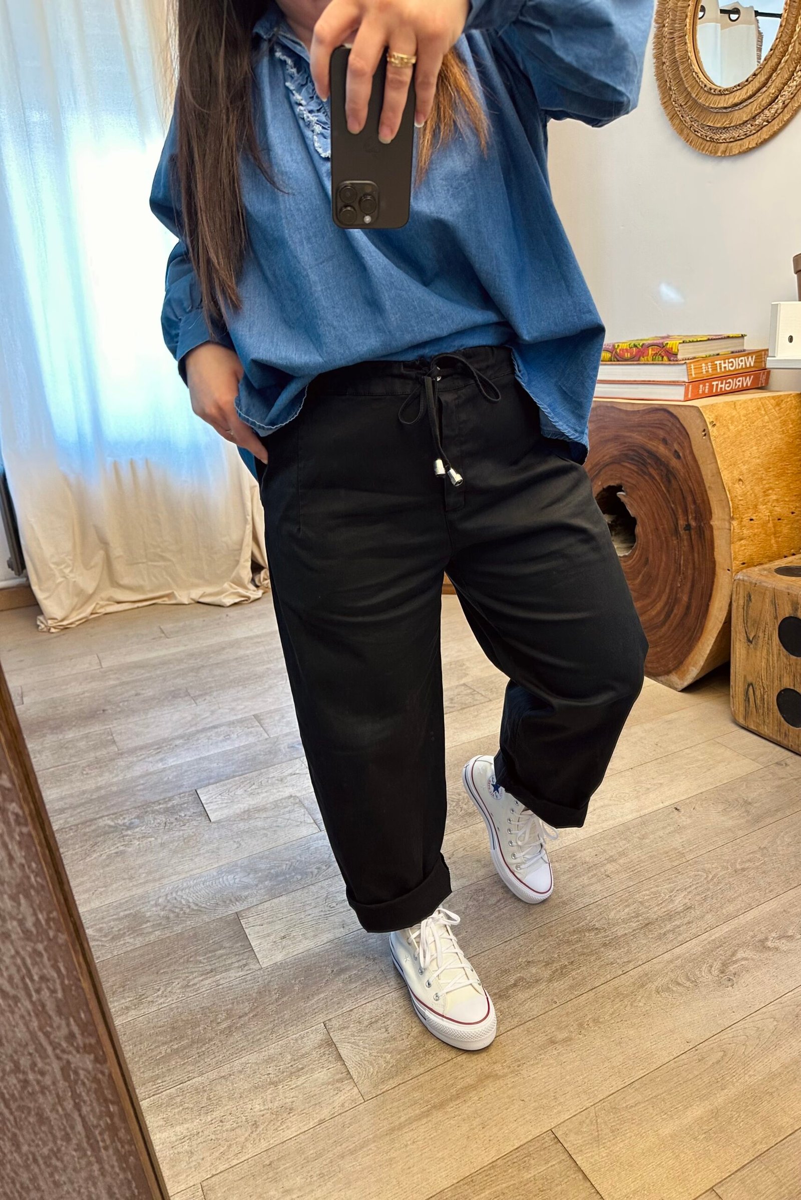 pantalon gabardine grande taille femme curvy by romy