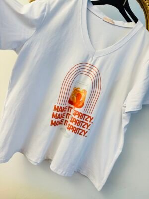 t shirt spritz grande taile femme curvy by romy