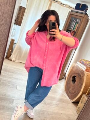 chemise gaze de coton grande taille femme curvy by romy