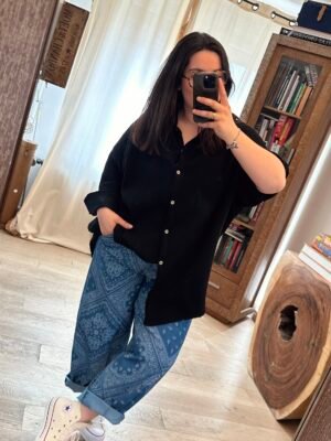 chemise gaze de coton grande taille femme curvy by romy