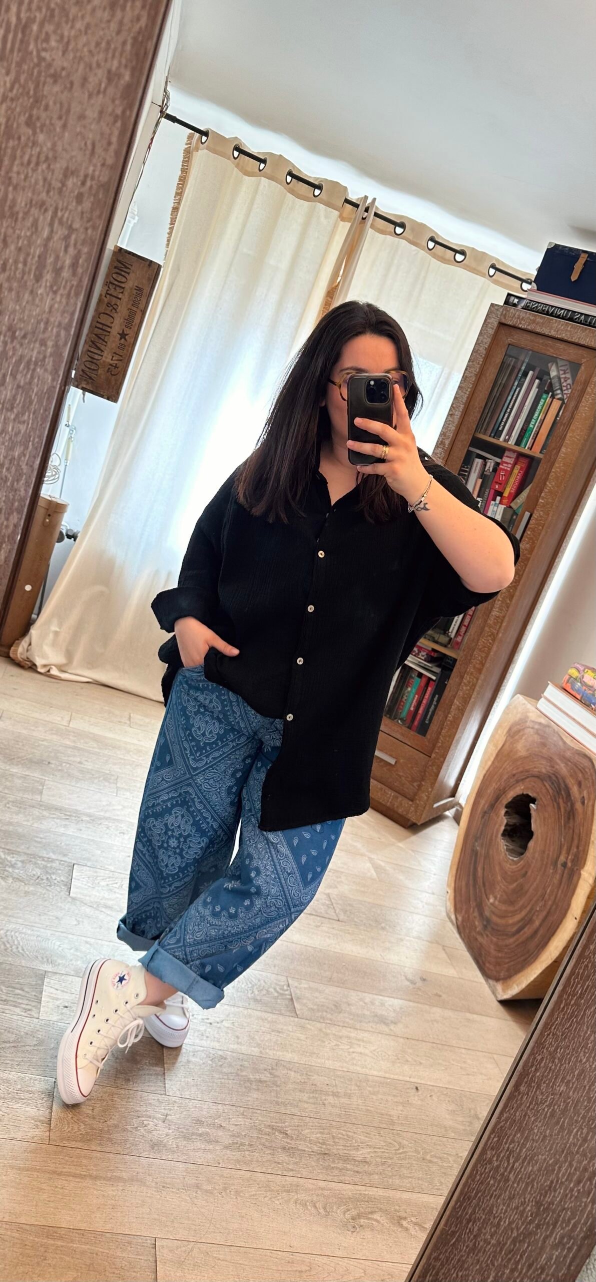 chemise gaze de coton grande taille femme curvy by romy