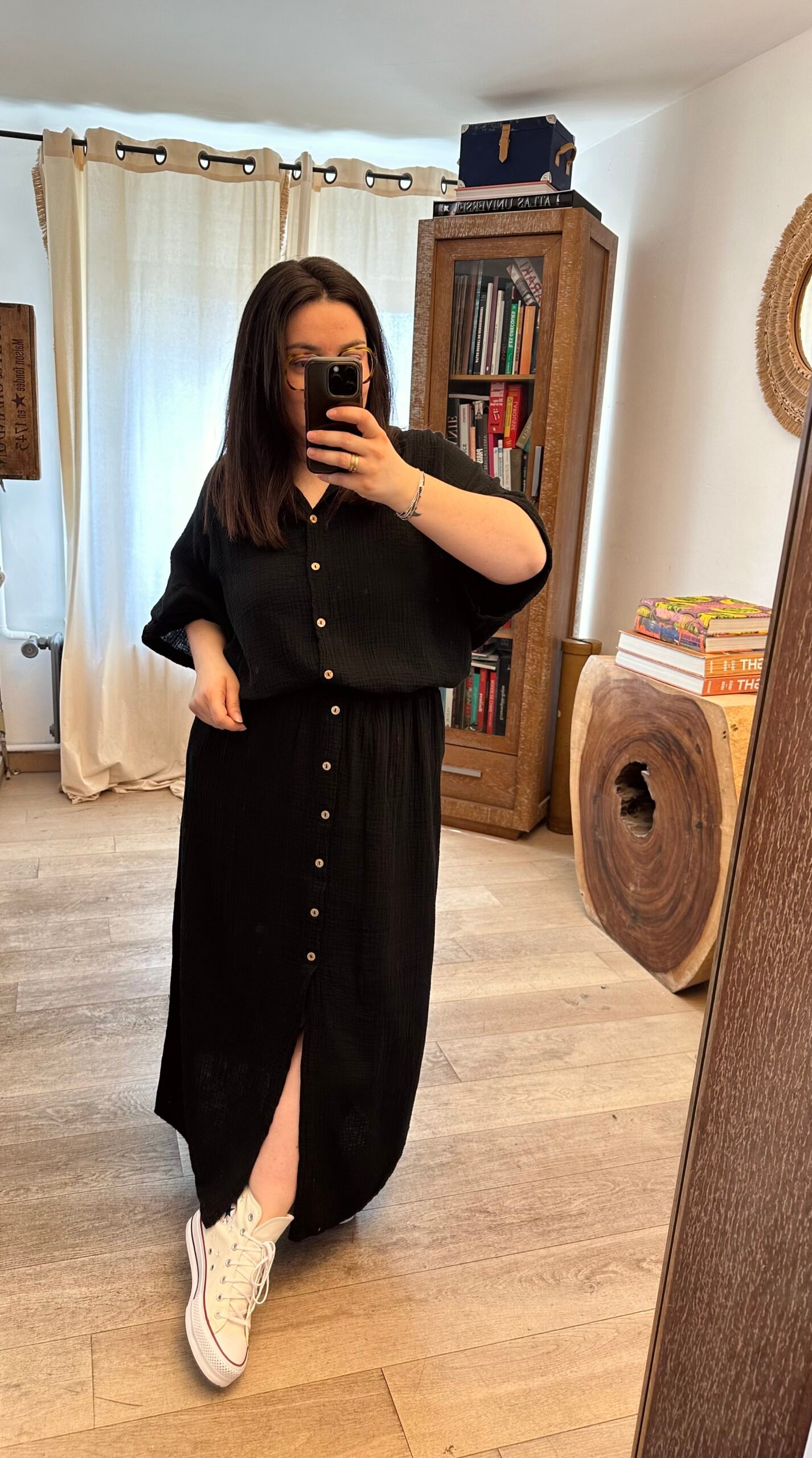 chemise en gaze de coton grane talle femme curvy by romy