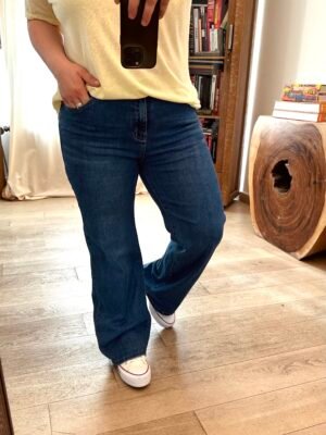 jean coupe droite grande taille femme curvy by romy