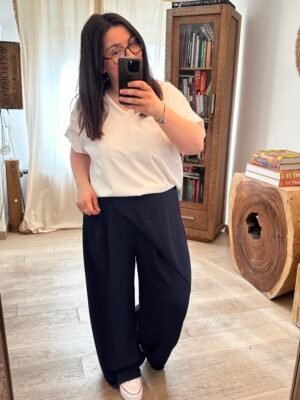 t shirt blanc grande taille femme curvy by romy