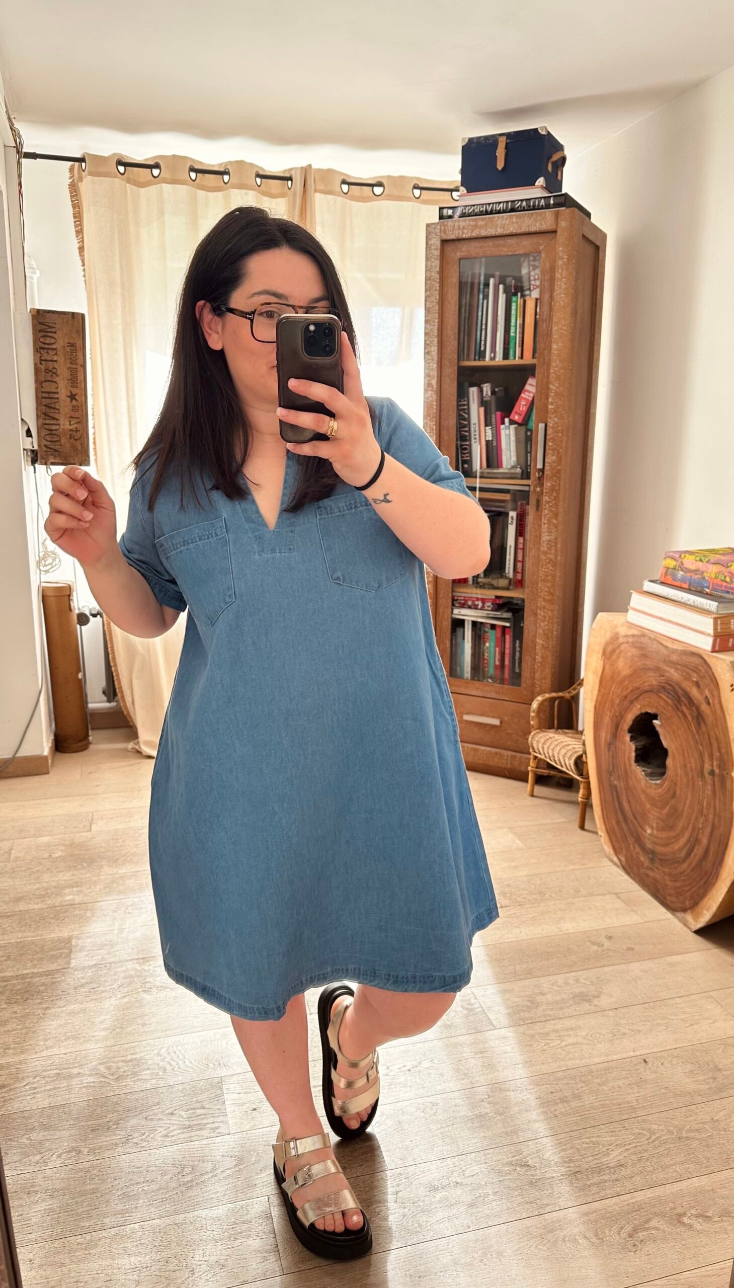 robe en jean grande taille femme curvy by romy