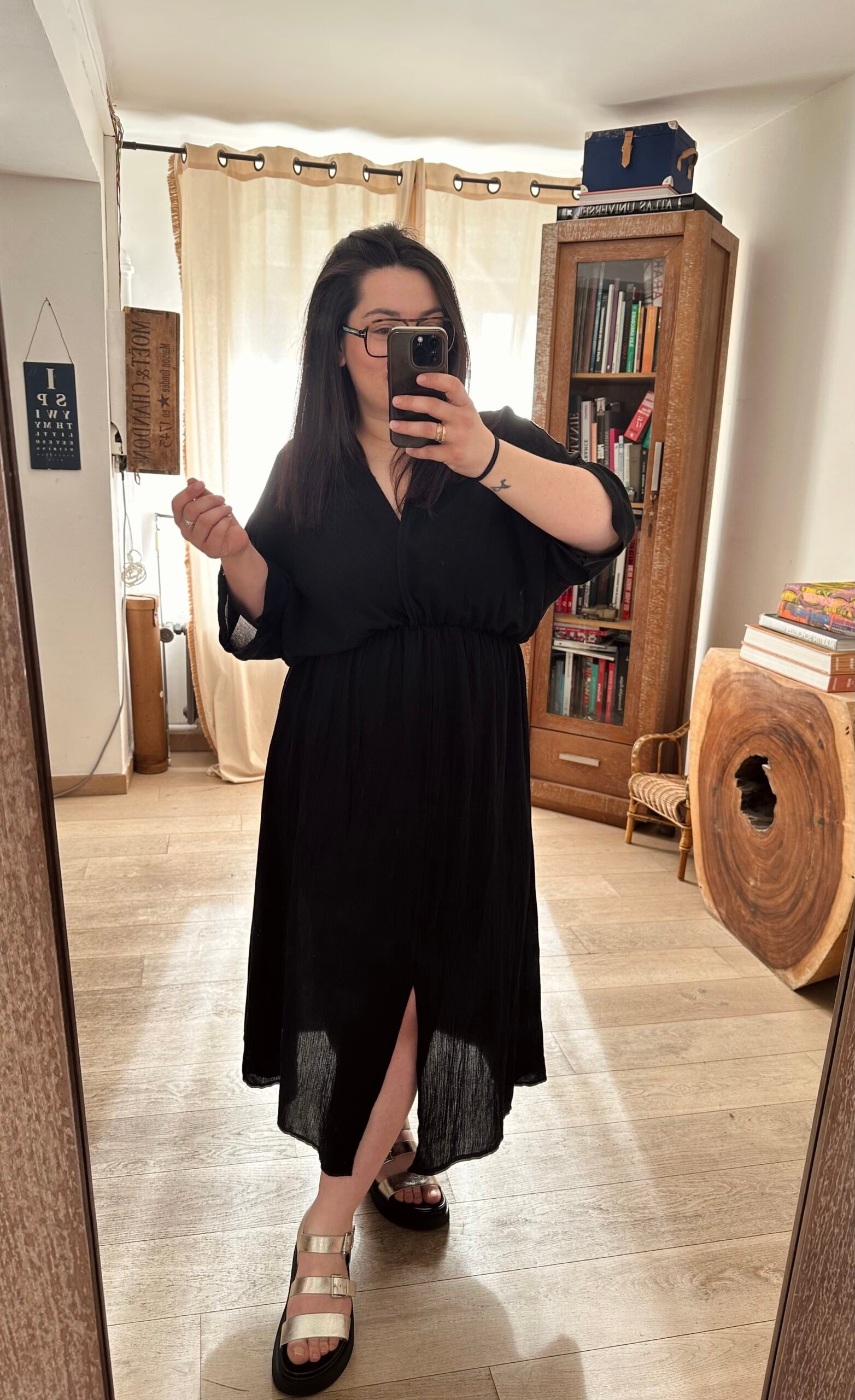 robe noir printemps grande taille femme curvy by romy