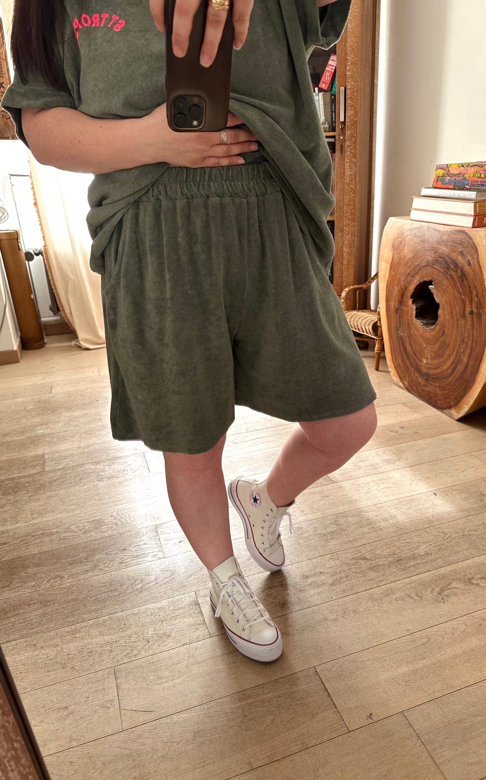 short en eponge grande taille femme curvy by romy