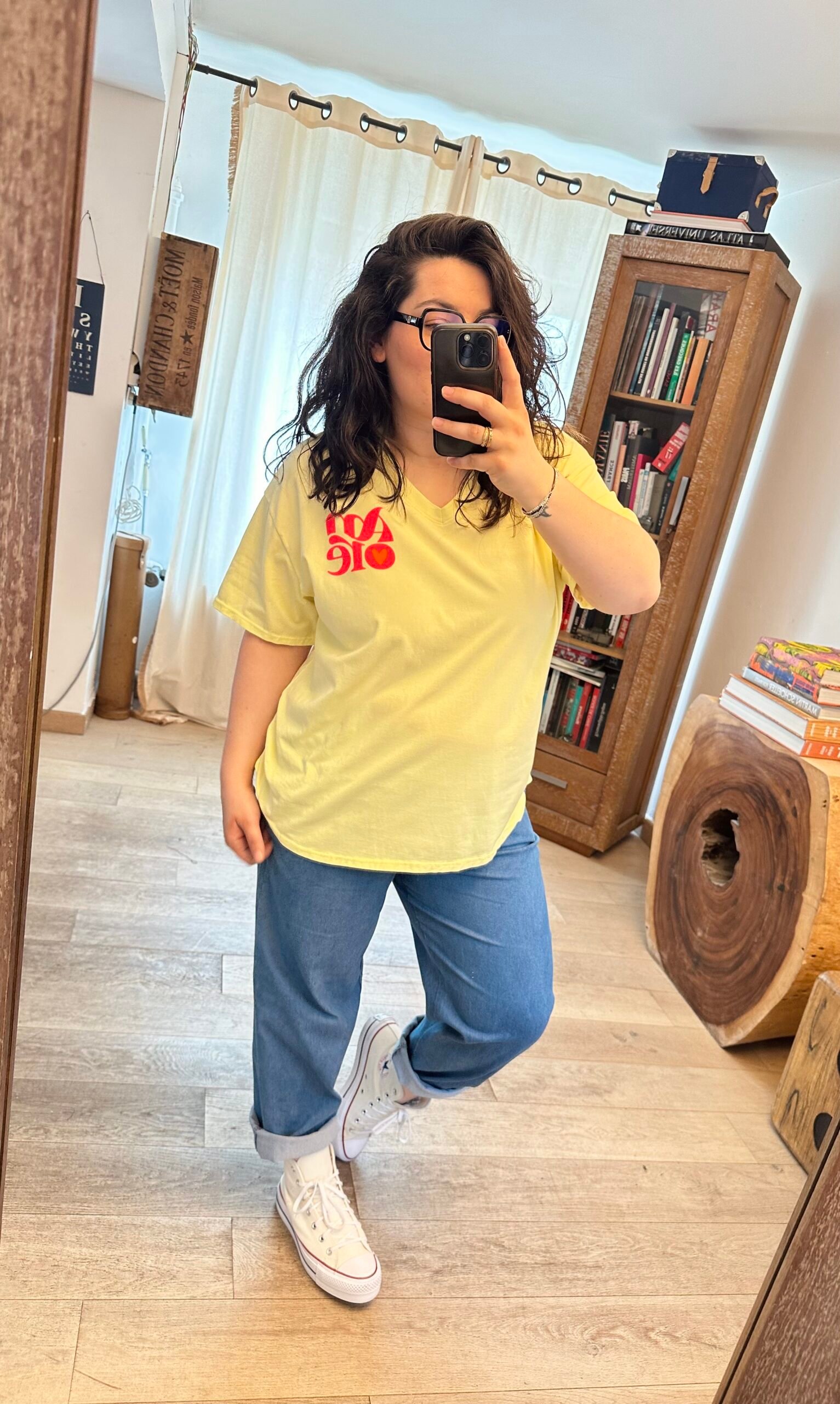 t shirt amore grande taille femme curvy by romy