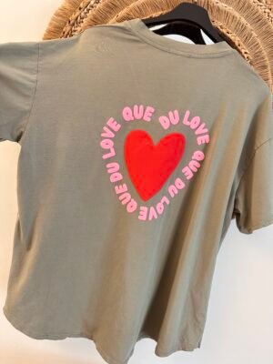 t shirt kaki grande taille femme curvy by romy