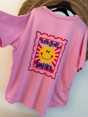 t shirt smiley grande taille femme curvy by romy