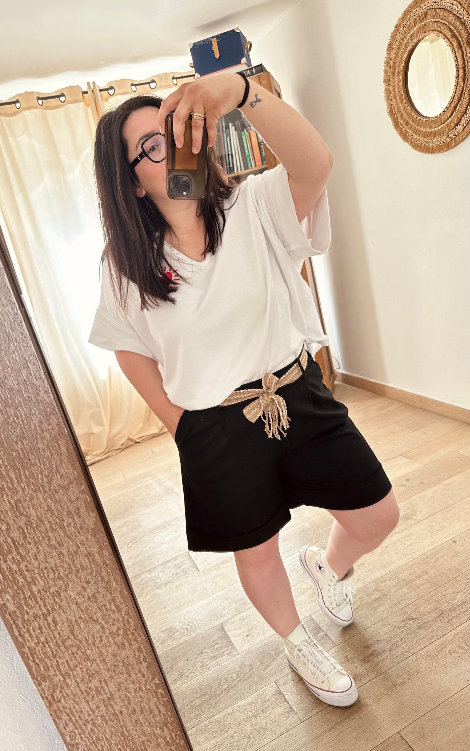 short noir grande taille femme curvy by romy