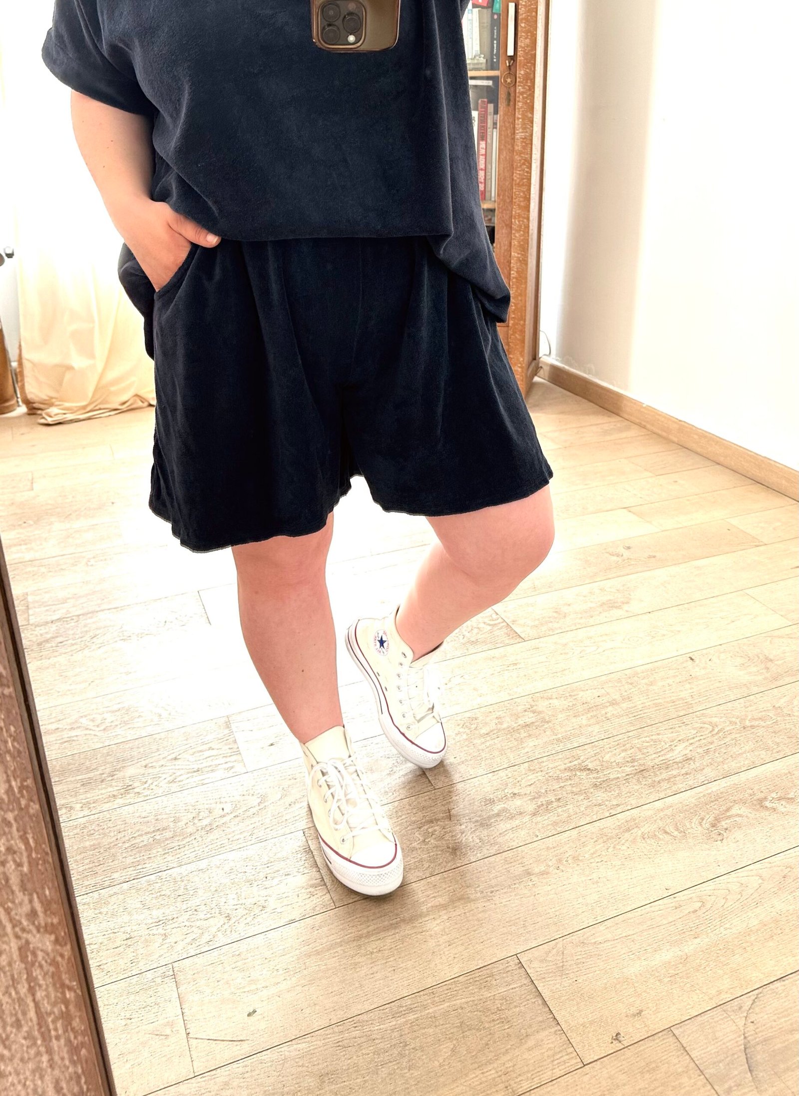 short en éponge grande taille femme curvy by romy