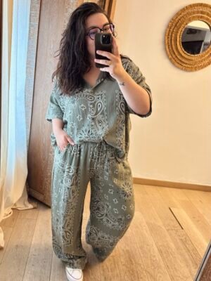 chemise bandana kai grande tailed femme curvy by romy